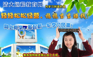 加盟清大远程教育网 机遇与风险并存的教育信息咨询服务
